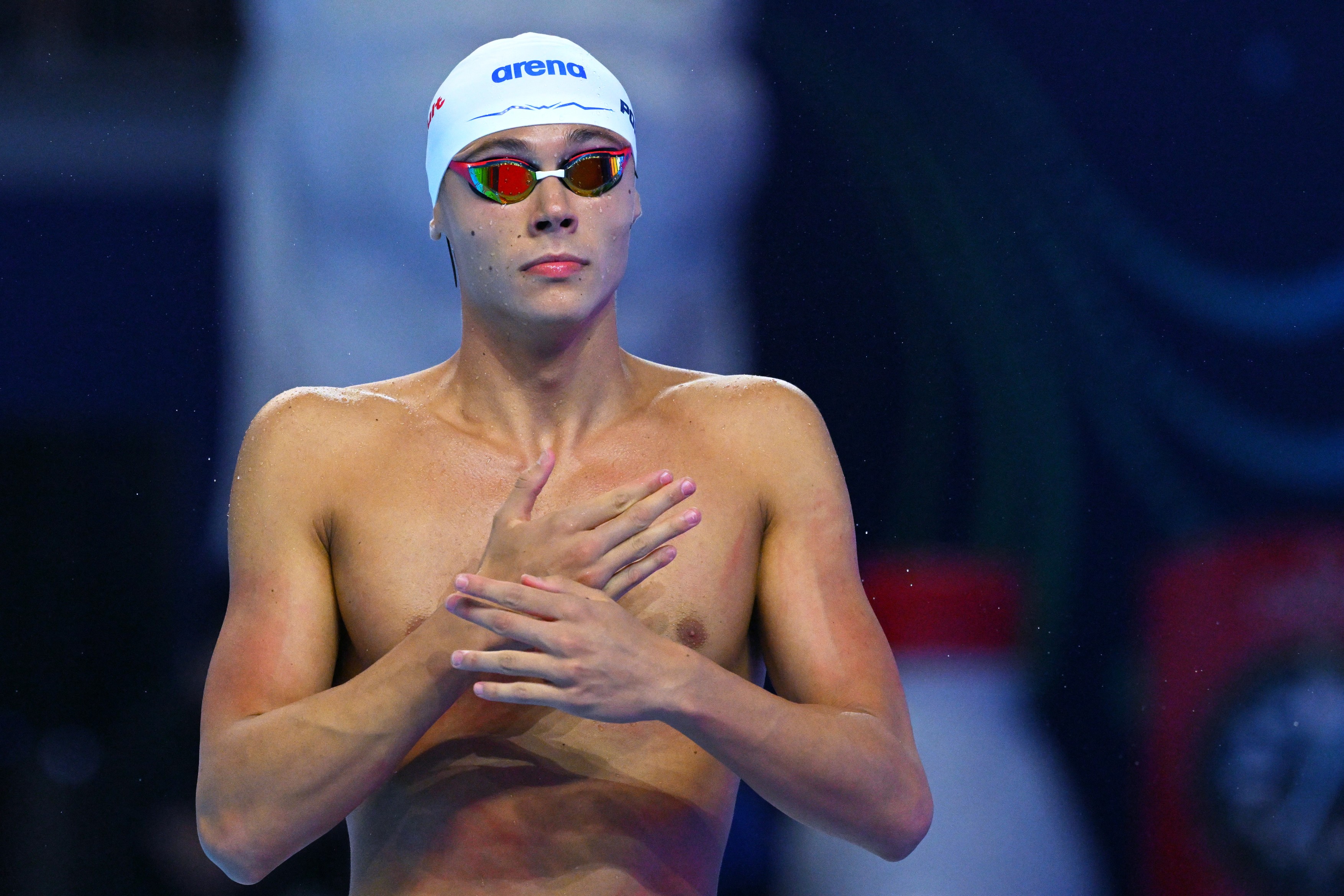 Mesajul lui David Popovici după calificarea în semifinale la 100 m liber, la Mondialele de Natație de la Singapore