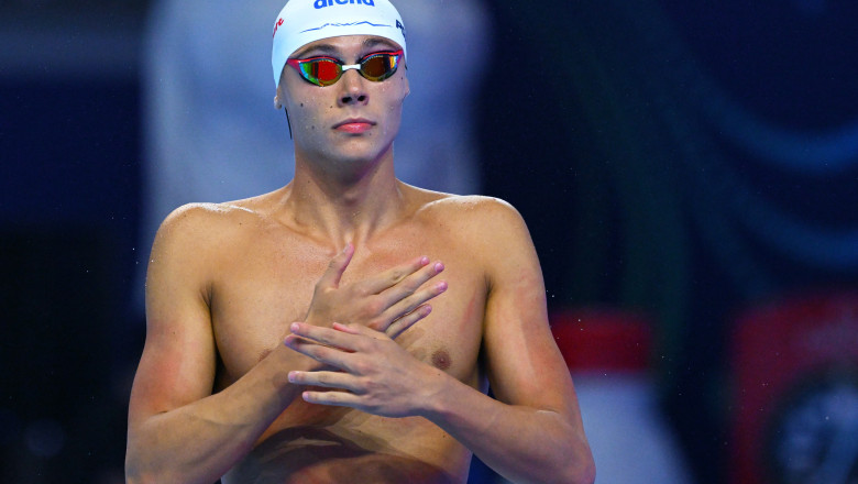 Mesajul lui David Popovici după calificarea în semifinale la 100 m liber, la Mondialele de Natație de la Singapore