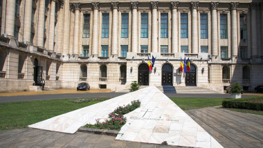 Monument to 1989 Revolution, Ministry of Interior and Administration Reform, Revolution Square, Bucharest, Romania