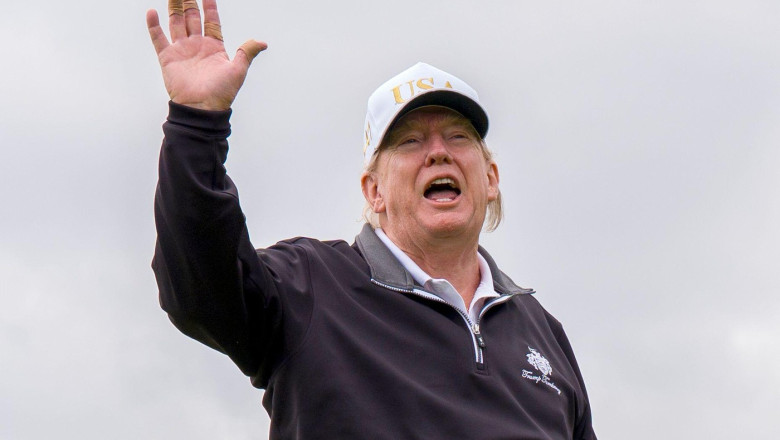 „Am oprit cam cinci războaie”: Donald Trump își laudă mandatul la inaugurarea unui teren de golf în Scoția