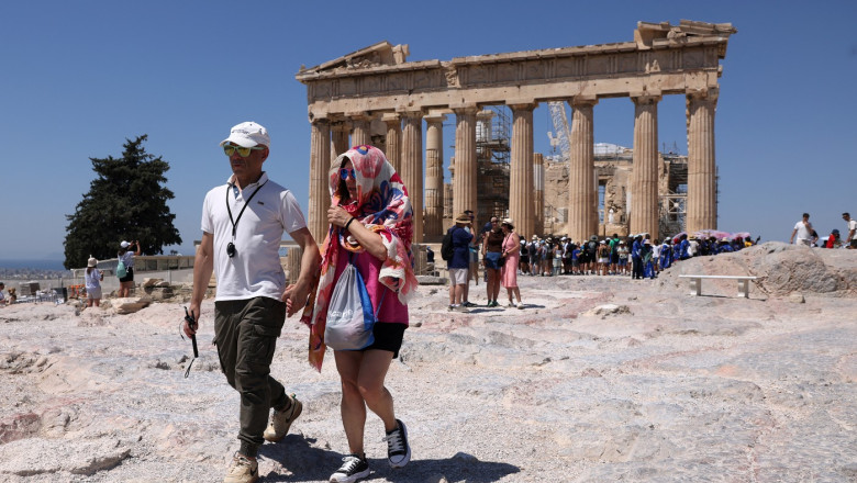 Un nou val de caniculă lovește Grecia. Zonele unde temperaturile vor trece de 40 de grade Celsius