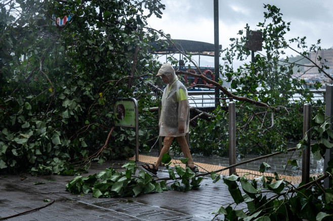 Typhoon Wipha in Hong Kong - 20 Jul 2025