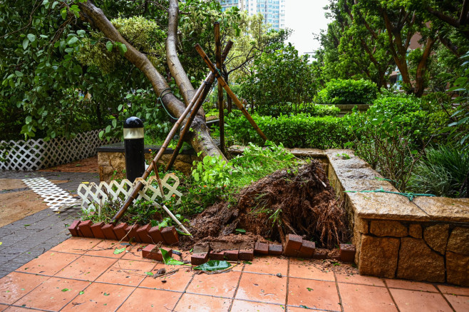 Thphoon Wipha Hits Hong Kong, China - 20 Jul 2025