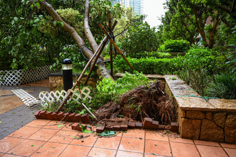 Thphoon Wipha Hits Hong Kong, China - 20 Jul 2025