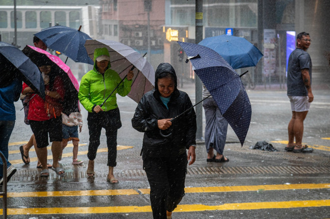 Typhoon Wipha in Hong Kong - 20 Jul 2025
