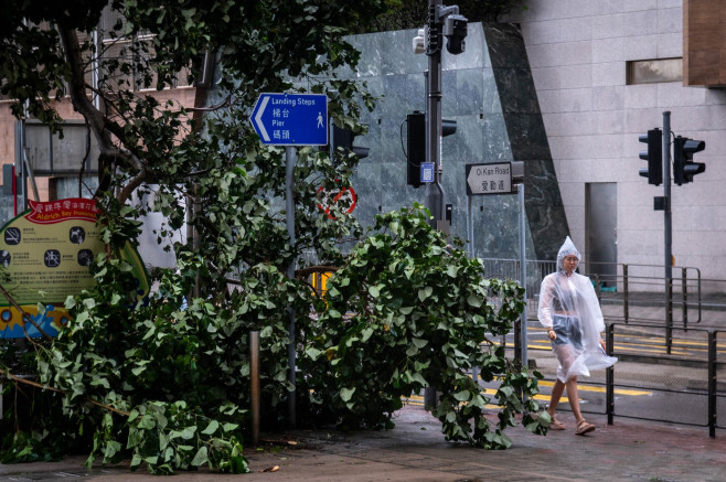 Typhoon Wipha in Hong Kong - 20 Jul 2025