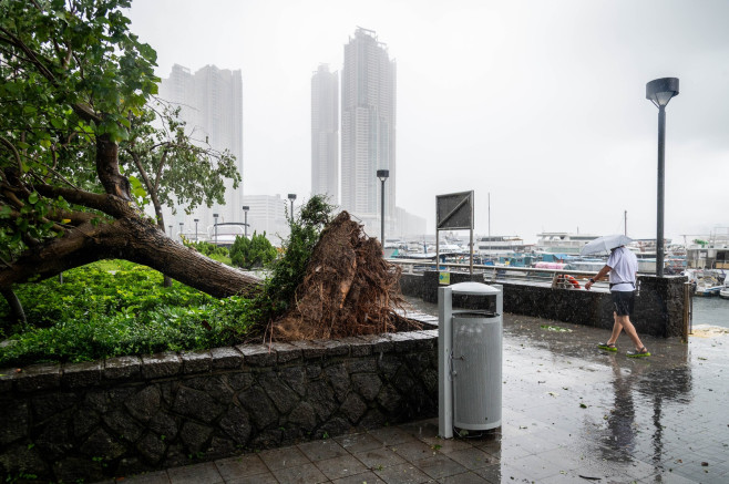 Typhoon Wipha in Hong Kong - 20 Jul 2025
