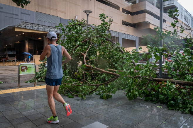 Typhoon Wipha in Hong Kong - 20 Jul 2025