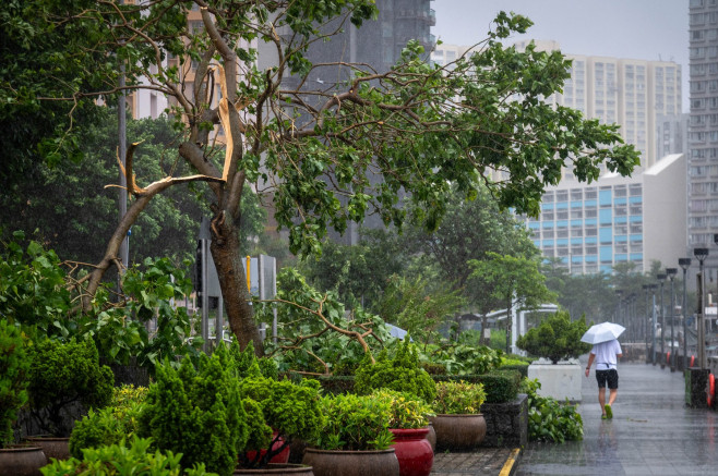 Typhoon Wipha in Hong Kong - 20 Jul 2025