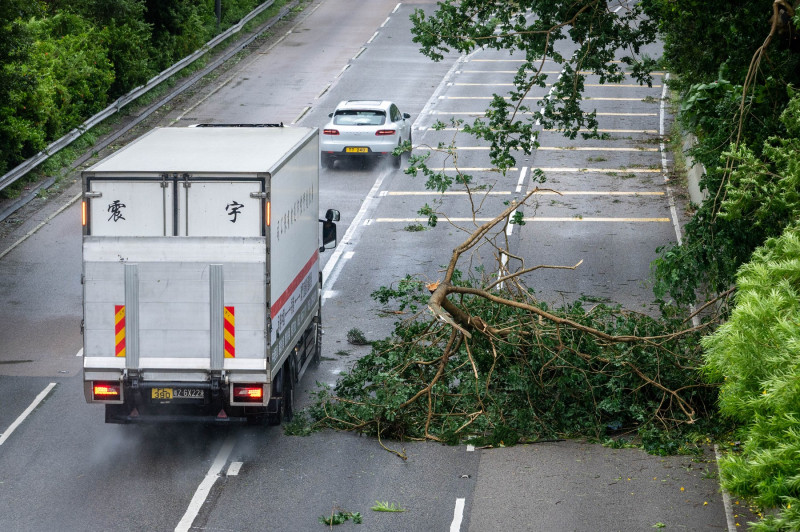 Typhoon Wipha in Hong Kong - 20 Jul 2025