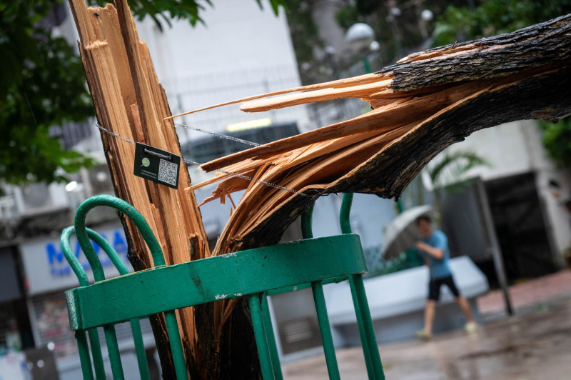 Typhoon Wipha in Hong Kong - 20 Jul 2025