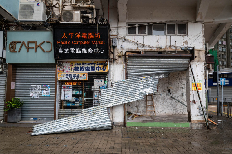 Typhoon Wipha in Hong Kong - 20 Jul 2025