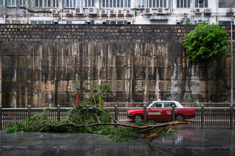 Typhoon Wipha in Hong Kong - 20 Jul 2025