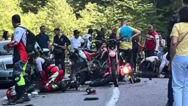 motociclisti implicati in accident pe transalpina