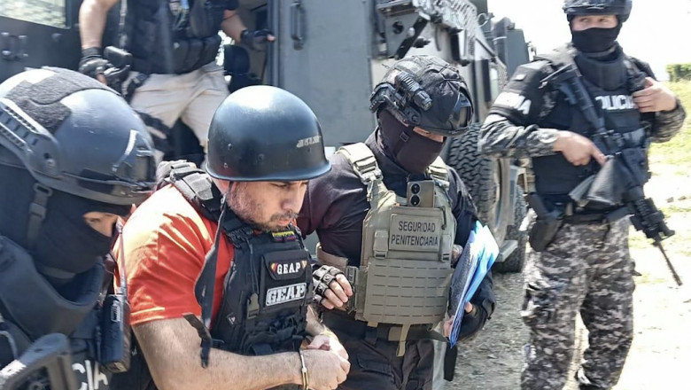 Fito, traficant de droguri din Ecuador, extrădat în SUA. Foto: Profimedia