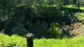 Alunecare de teren in Maramures. Crater format