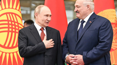 Vladimir Putin și Alexandr Lukașenko