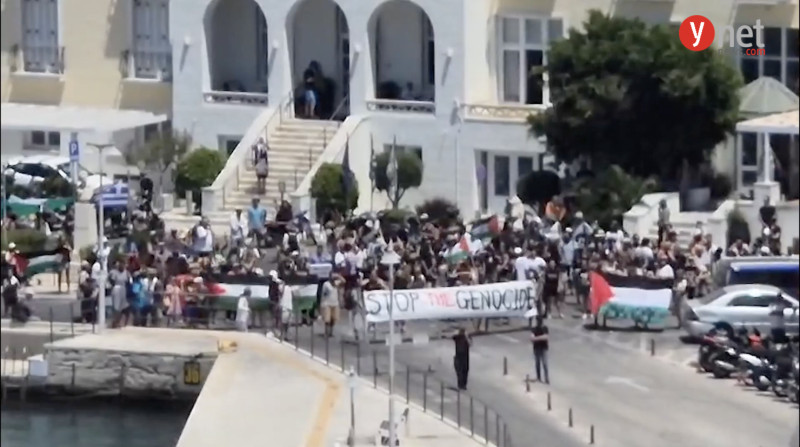 Protestele din Grecia. Foto: captură video