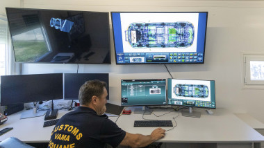 Sistem de scanare mobil cu raze X la sediul vamal Giurgiulești