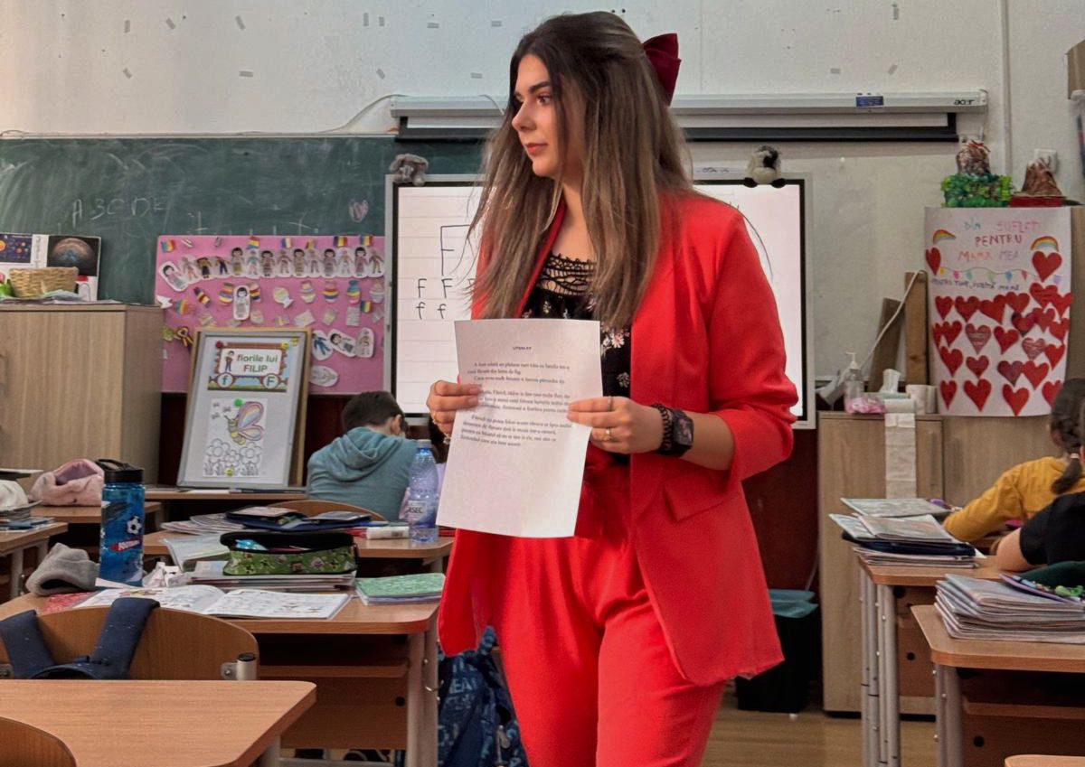 19-letna učiteljica z najvišjo oceno na izpitu Definitivat v Bukarešti