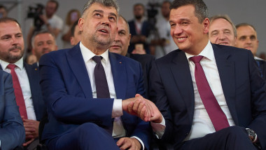 Marcel Ciolacu și Sorin Grindeanu