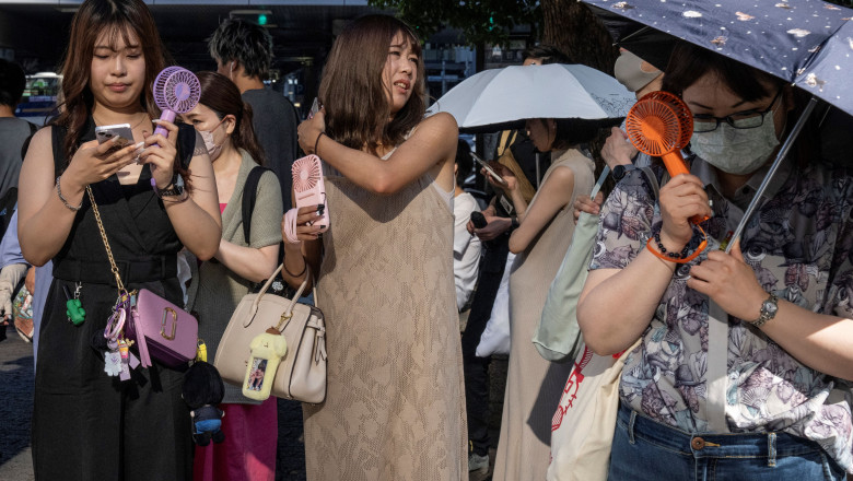 GALERIE FOTO  Japonia a înregistrat cea mai ridicată temperatură din istoria măsurătorilor: s-a dublat numărul oamenilor internați din cauza căldurii