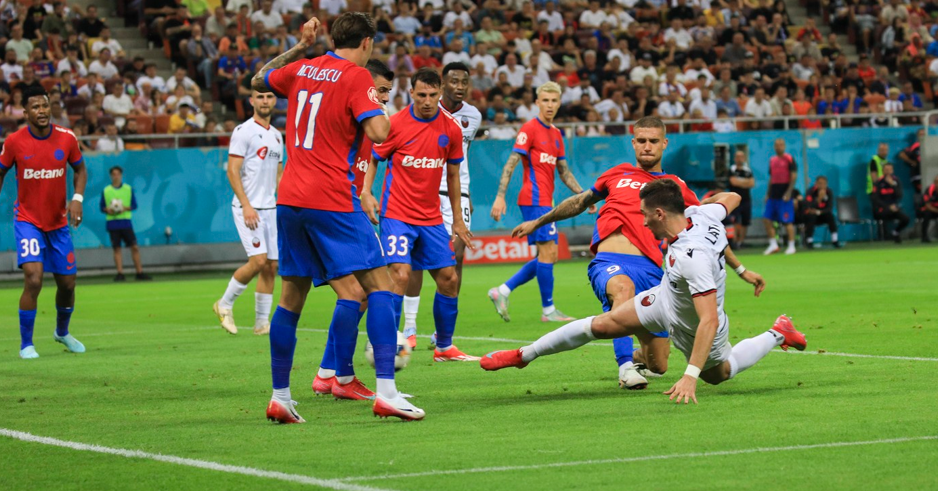 FCSB, seară de coșmar pe Arena Națională. Campioana României a fost eliminată de KF Shkendija în preliminariile Champions League