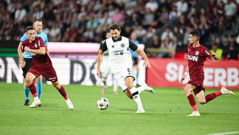 CFR Cluj s-a calificat cu emoții în turul al treilea preliminar din Europa League. Oaspeții au avut două goluri anulate
