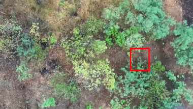 Captură video din înregistrarea postată de brigada ucraineană Sursa- Telegram