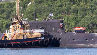 Russian Navy nuclear-powered ballistic missile submarine Knyaz Pozharsky