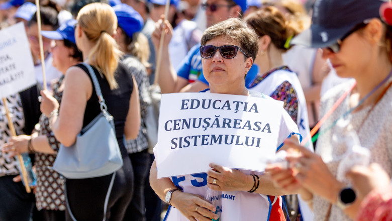 protest profesori