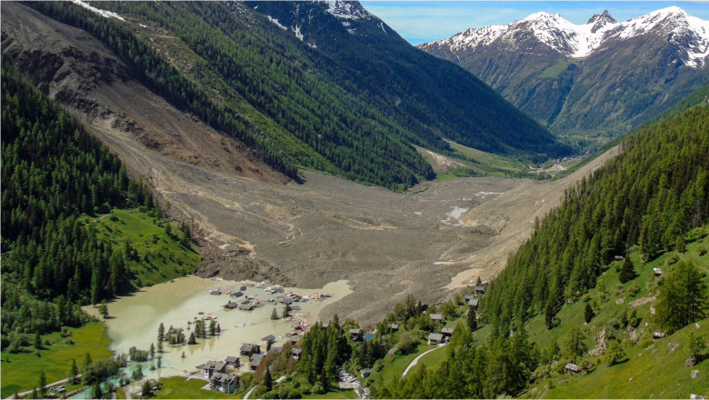 Blatten, satul din Elveția înghițit de munte în urma unei alunecări de teren provocate de topirea ghețarilor