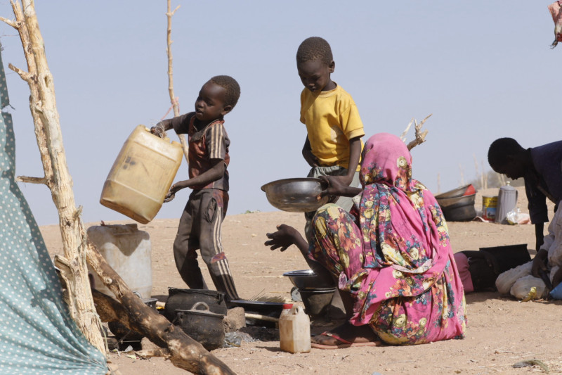 SUDAN NORTH DARFUR EL FASHER MILITARY CONFLICT DISPLACEMENT CHILDREN