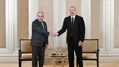 UAE ABU DHABI AZERBAIJANI PRESIDENT ARMENIAN PM TALKS