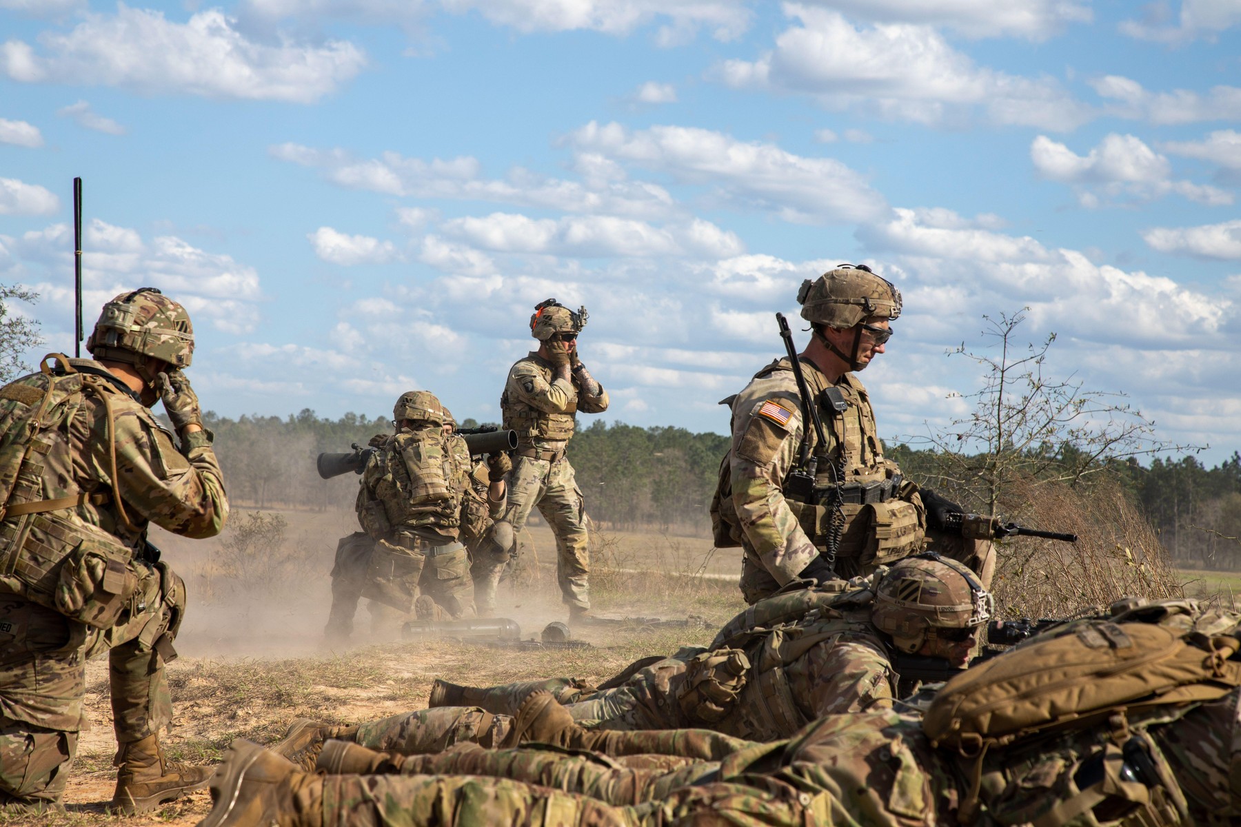 Cinci militari au fost împușcați la Fort Stewart în Georgia, într-un incident cu un atacator
