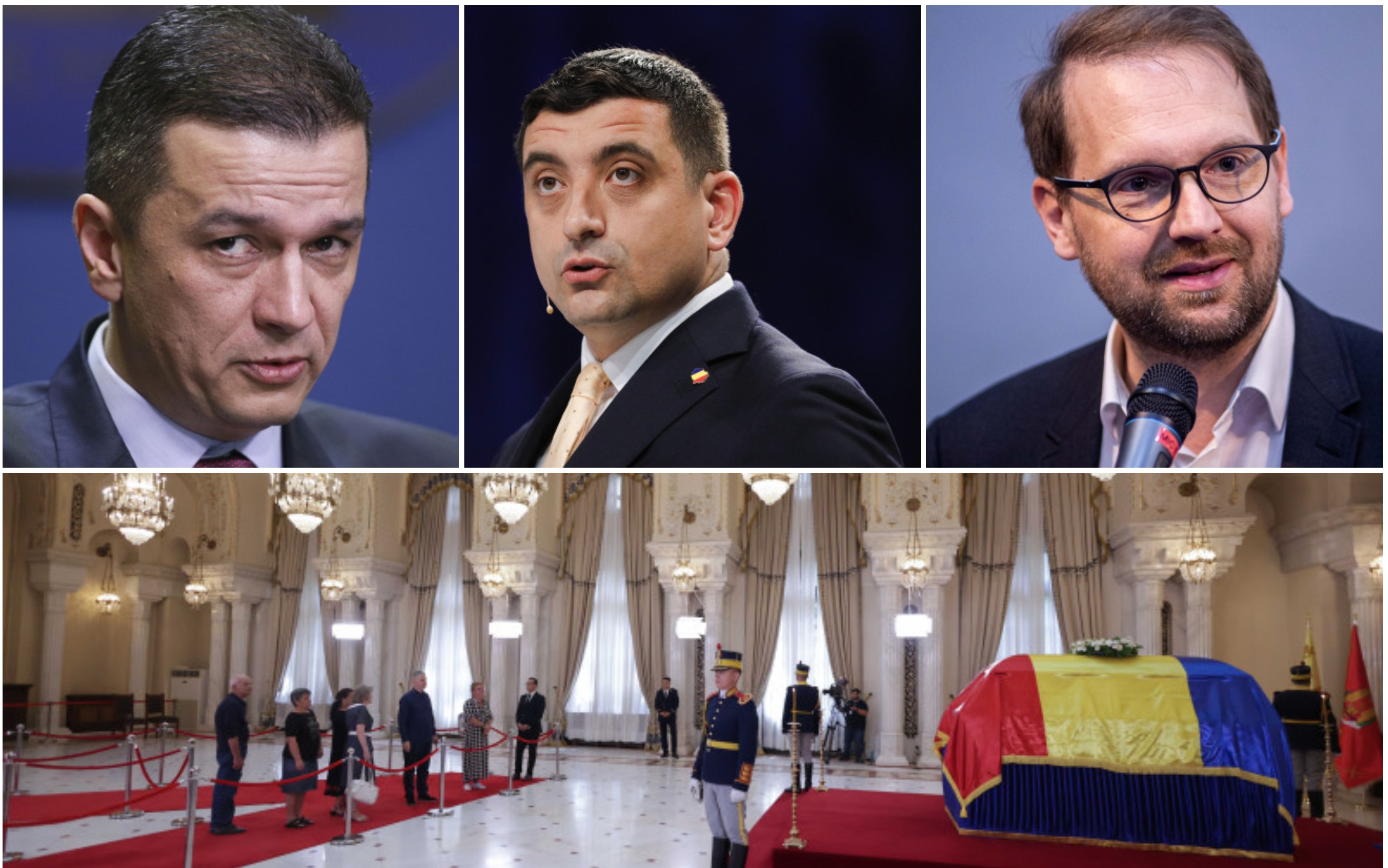 Moartea lui Iliescu împarte scena politică: în Coaliție e scandal, AUR îl laudă indirect pe fostul președinte. Analist: Se joacă roluri