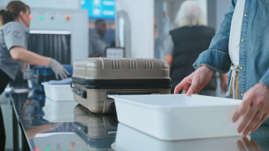 control de securitate bagaj de mana aeroport