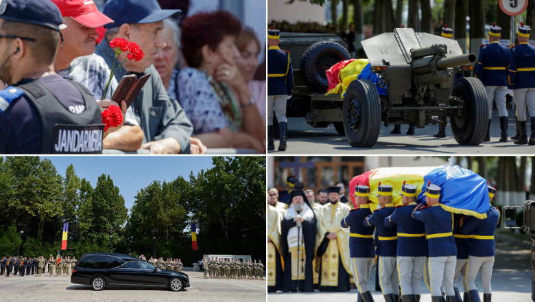 Ion Iliescu a fost înmormântat cu onoruri militare, la Cimitirul Ghencea. S-au tras 21 de salve de tun în memoria fostului președinte