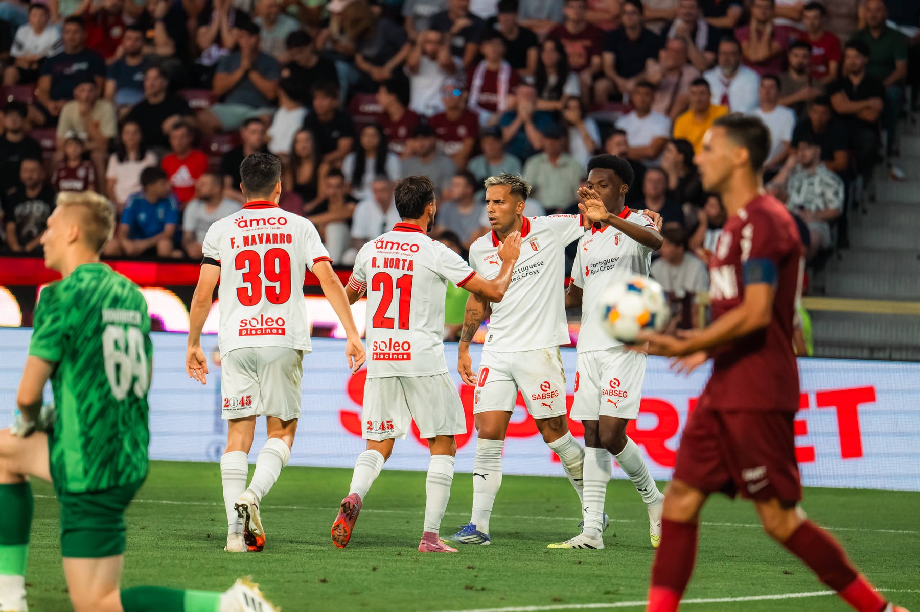 UEFA Europa League. CFR Cluj pierde meciul cu Braga și are șanse mici de a merge în play-off. „A fost 100% penalty”