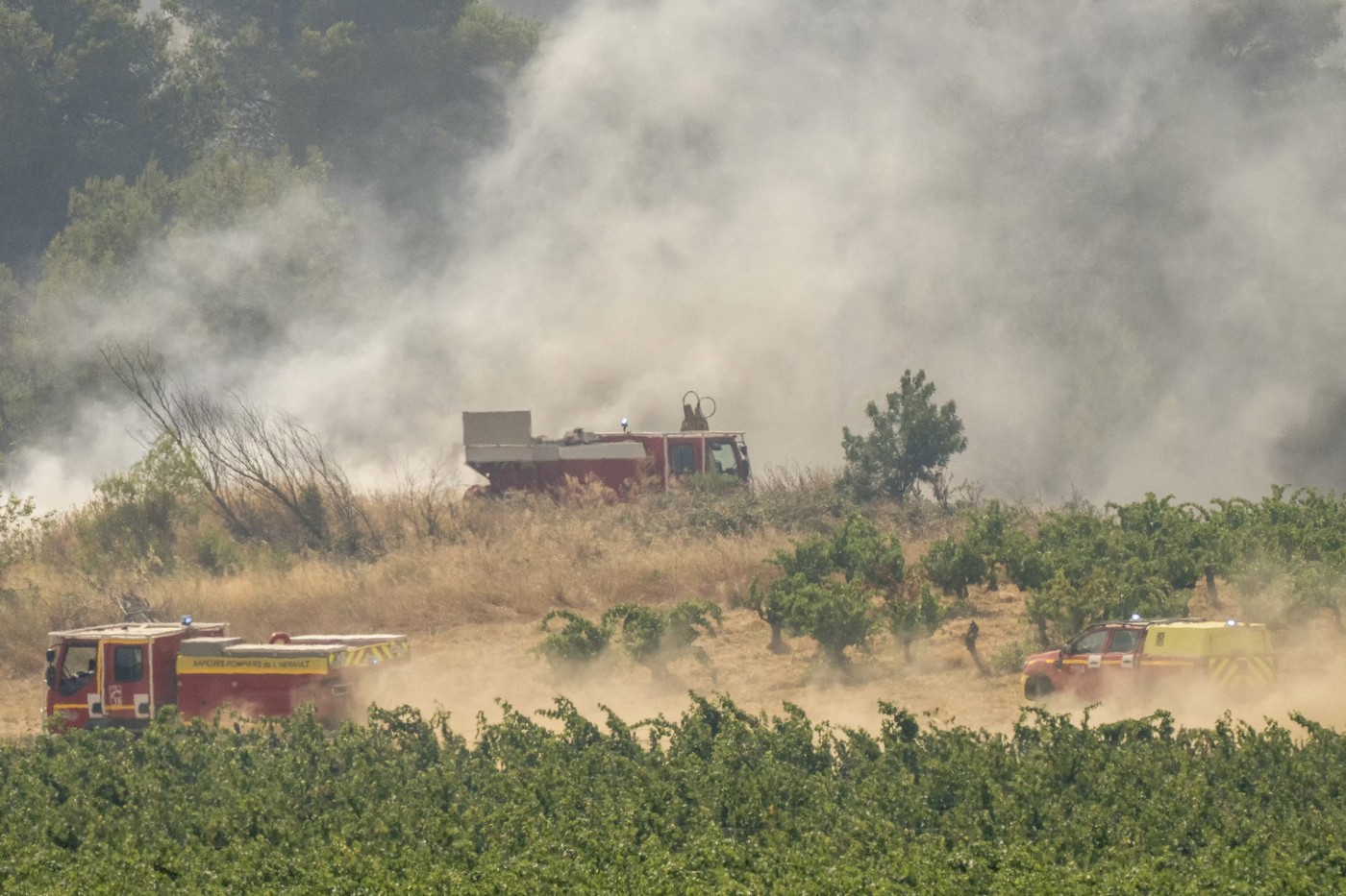 Incendiul din sudul Franței a mistuit 16.000 de hectare. Un mort și 13 răniți, între care un pompier și o persoană sunt în stare gravă