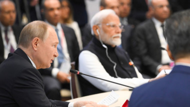 Narendra Modi și Vladimir Putin