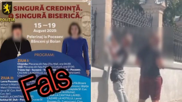 Doi străini care lipeau în Chişinău afişe cu Maia Sandu şi mitropolitul Basarabiei, reţinuţi. Ar fi fost instruiţi în Serbia și Bosnia