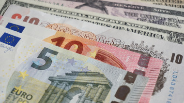 bancnote dolar, euro, lire sterline