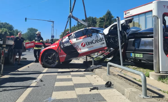 Fiul lui Mihai Leu, accident la o cursă de raliu din Timișoara. Poliția a deschis dosar penal