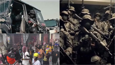 găști de infractori din Haiti înarmați ca niște miliții din zone de război