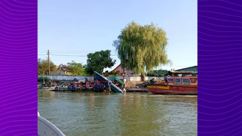 Ambarcațiune cu 2 adulți și 2 copii la bord, implicată într-un accident naval la Crișan, în Delta Dunării