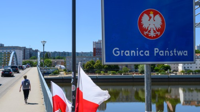 Graniță între Polonia și Germania. Foto- Profimedia