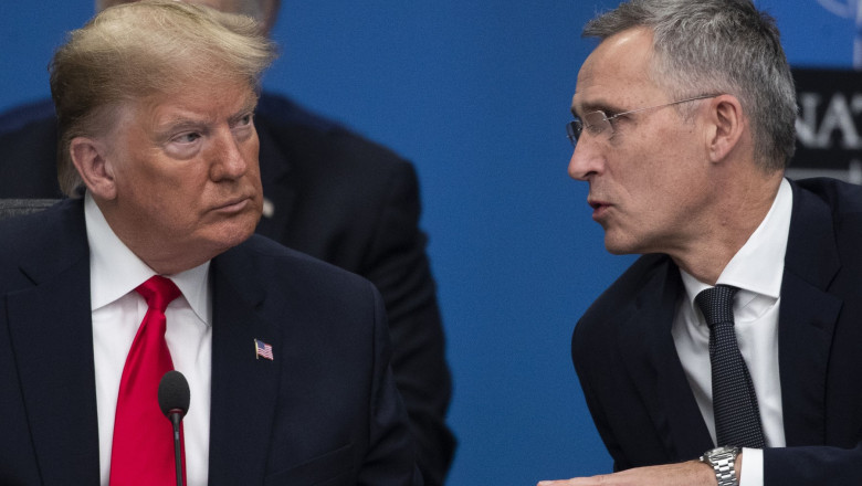 Donald Trump și Jens Stoltenberg