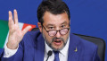 Vicepremierul italian Matteo Salvini, liderul partidului de extremă-dreaptă Lega.