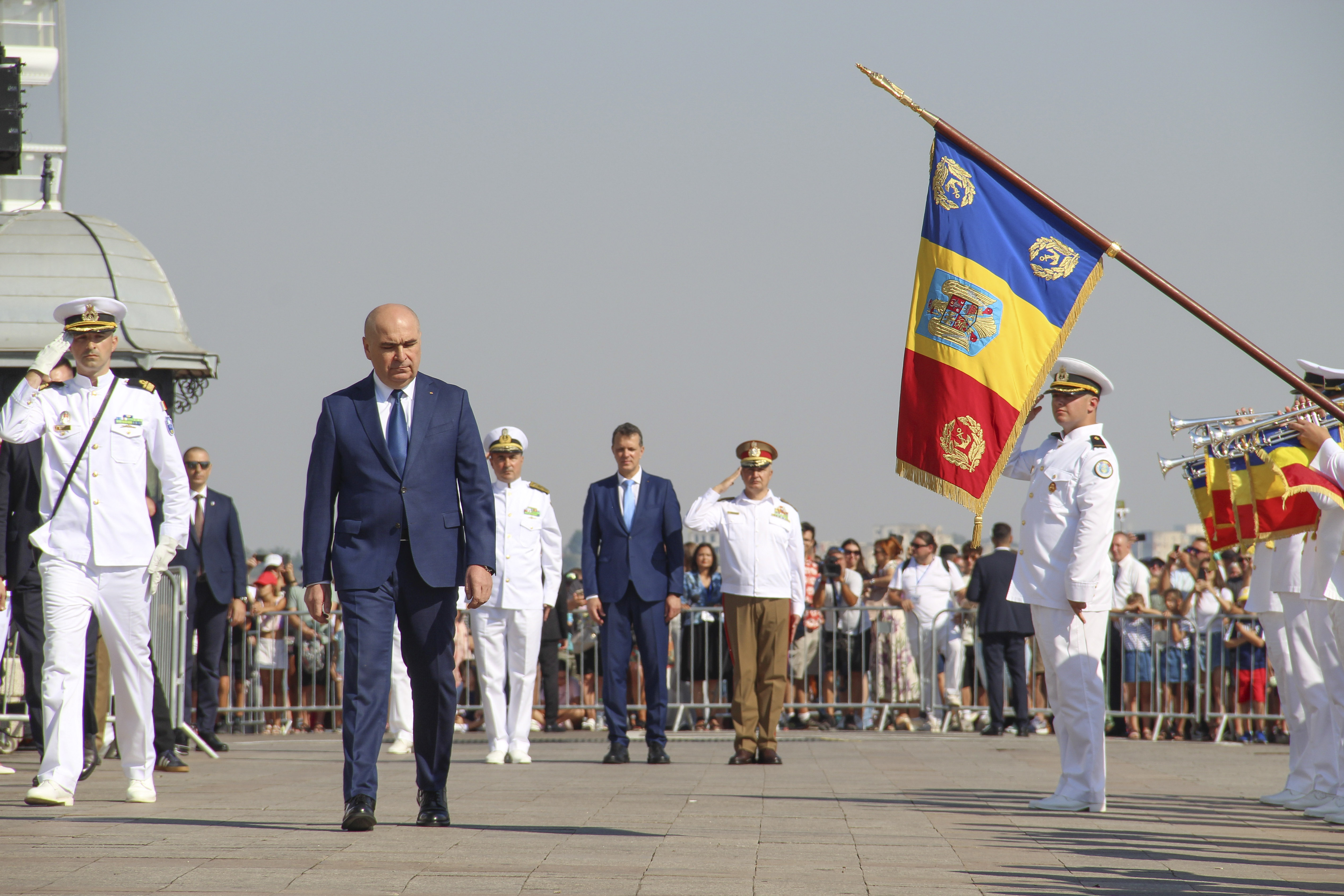 Ilie Bolojan, huiduit la Constanța, înaintea discursului de Ziua Marinei : „Să trecem peste această perioadă dificilă”